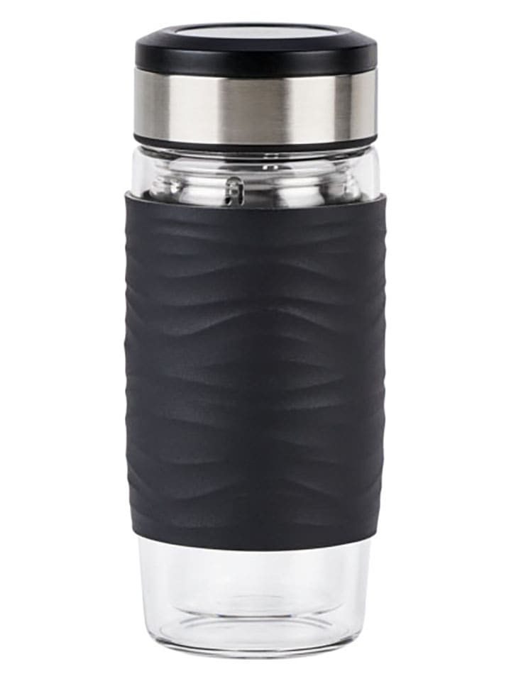 Emsa Kubek w kolorze czarnym na herbatę - 400 ml rozmiar: onesize