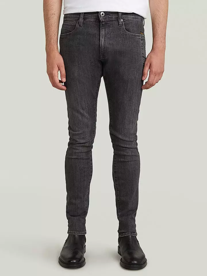 G-Star Dżinsy "Lancet" - Skinny fit - w kolorze antracytowym rozmiar: W36/L34