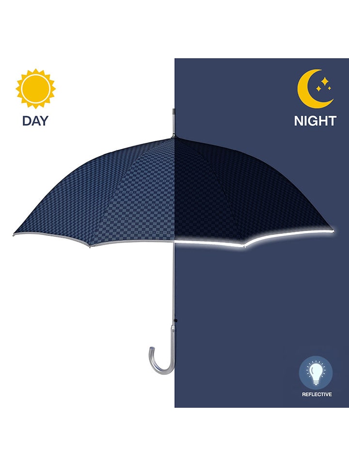 PERLETTI Parasol w kolorze granatowym - Ø 112 cm rozmiar: onesize