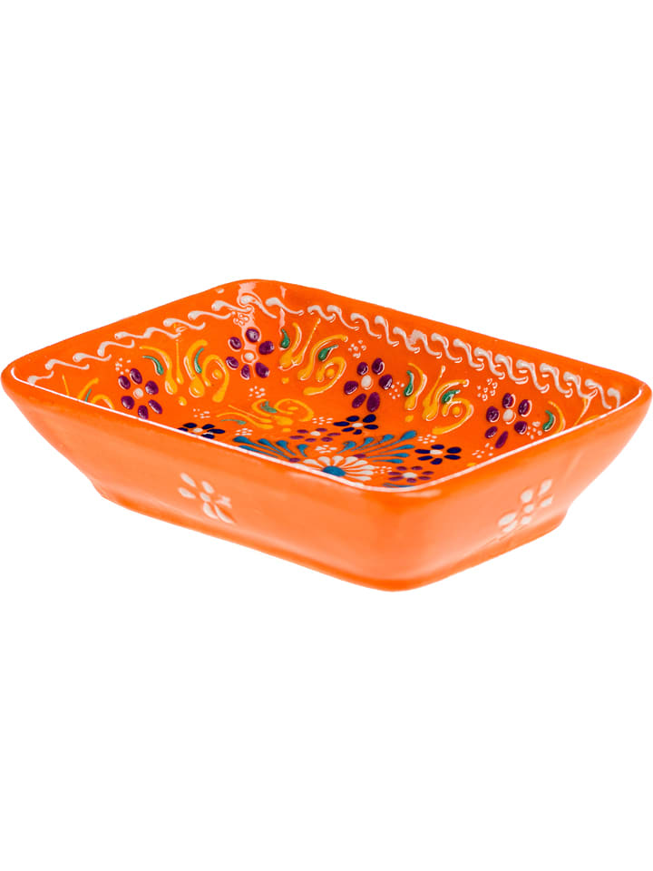 Ottoman Mydelniczka "Mezze" w kolorze pomarańczowym - 13 x 9,5 x 5 cm rozmiar: onesize