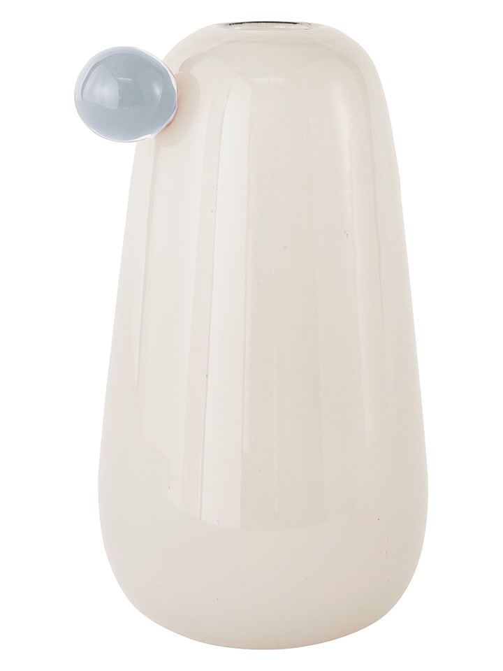 OYOY living design Wazon "Inka" w kolorze kremowym - wys. 34 x Ø 20 cm rozmiar: onesize