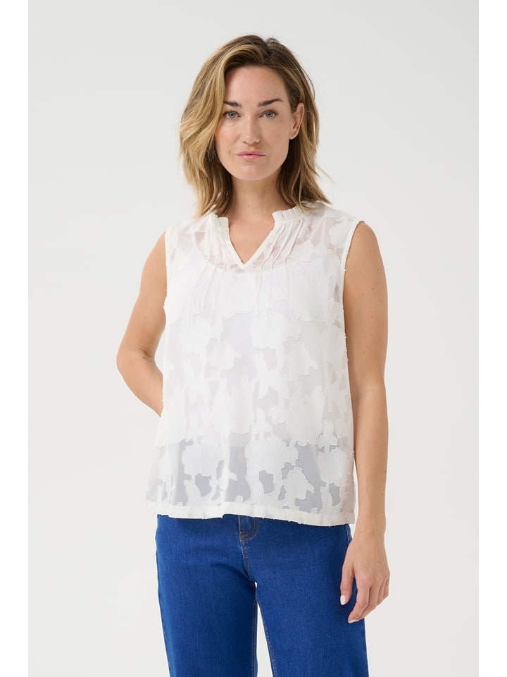 Cream Top w kolorze kremowym rozmiar: 38