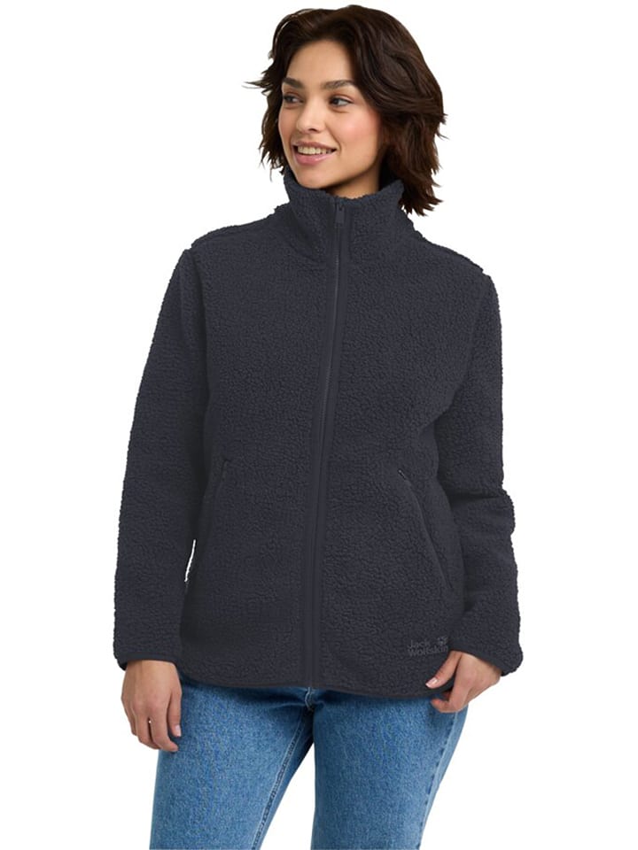 Jack Wolfskin Kurtka polarowa "High Curl" w kolorze granatowym rozmiar: XXL