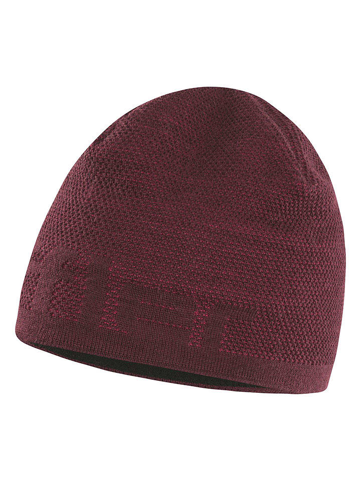 Löffler Czapka beanie "Logo" w kolorze czerwonym rozmiar: onesize