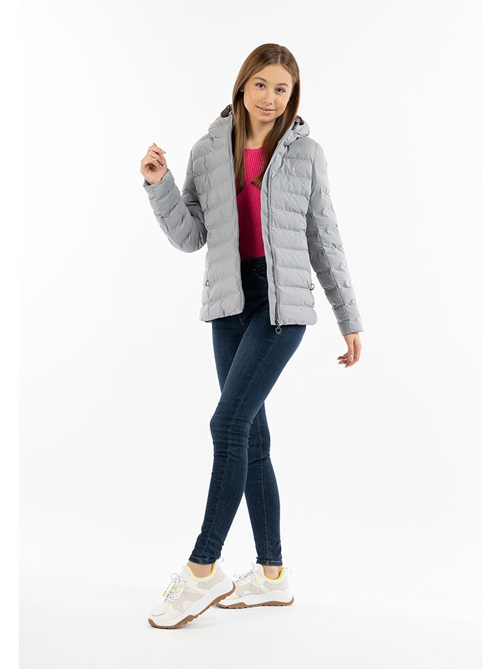 Schmuddelwedda Kurtka pikowana w kolorze szarym rozmiar: XL