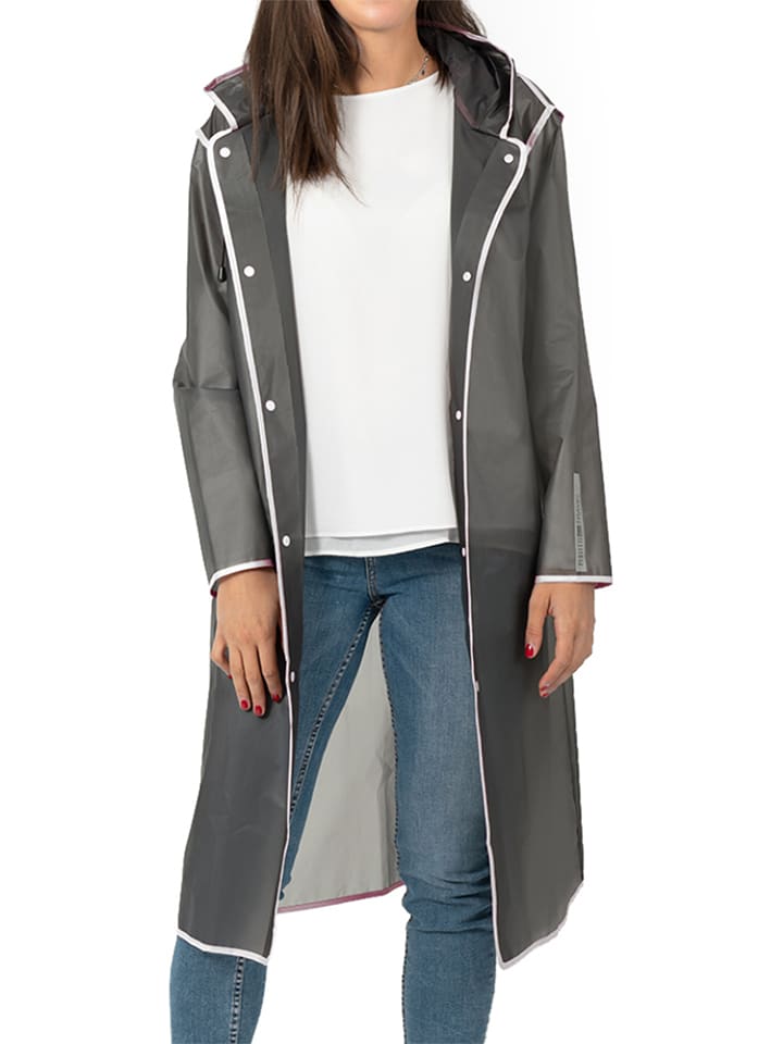 PERLETTI Kurtka przeciwdeszczowa w kolorze szarym rozmiar: M