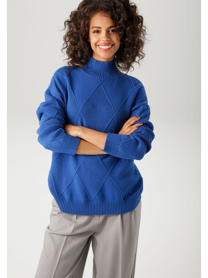 Aniston Sweter w kolorze niebieskim rozmiar: 42