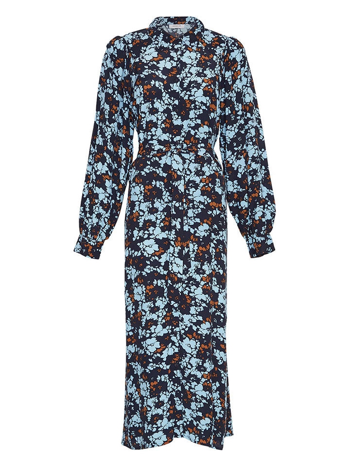 MOSS COPENHAGEN Sukienka "Marcia Morocco" w kolorze granatowym rozmiar: S