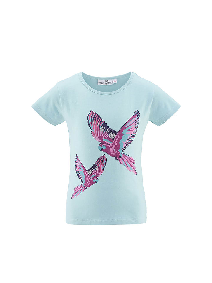 happy girls by Eisend Koszulka w kolorze błękitnym rozmiar: 122