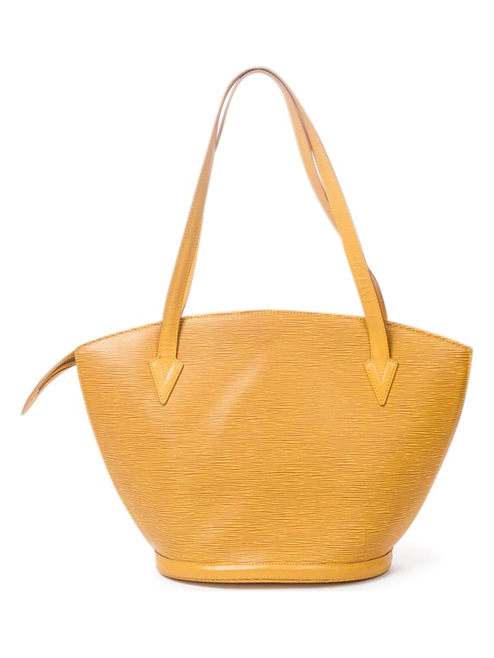 Louis Vuitton Skórzana torebka w kolorze żółtym - 26 x 30 x 17 cm rozmiar: onesize