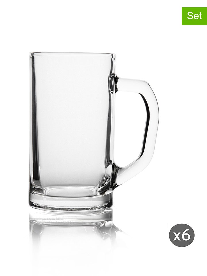 Trendy Kitchen by EXCÉLSA Kufle (6 szt.) "Amburgo" - 490 ml rozmiar: onesize