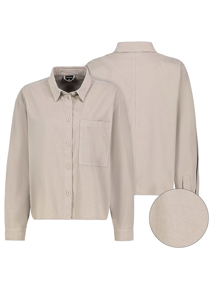 Sublevel Koszula w kolorze beżowym rozmiar: L