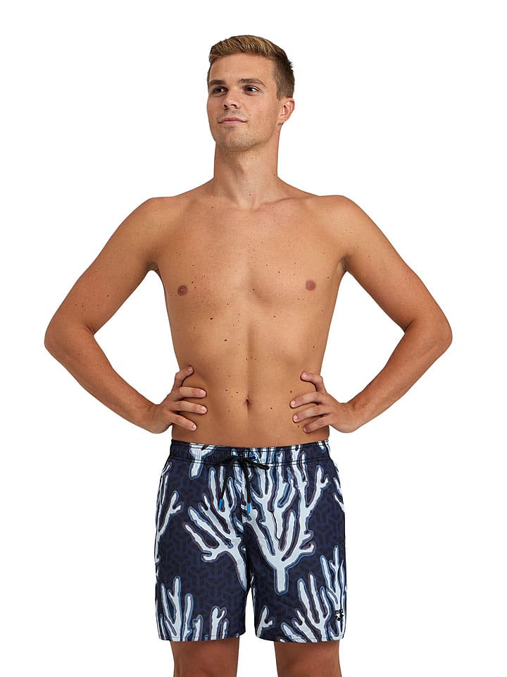 Arena Szorty kąpielowe w kolorze granatowo-białym rozmiar: XL