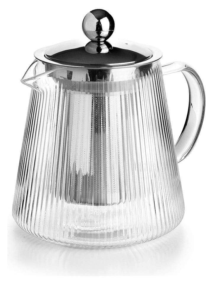 Ibili Imbryk "Elegant" w kolorze srebrnym - 800 ml rozmiar: onesize