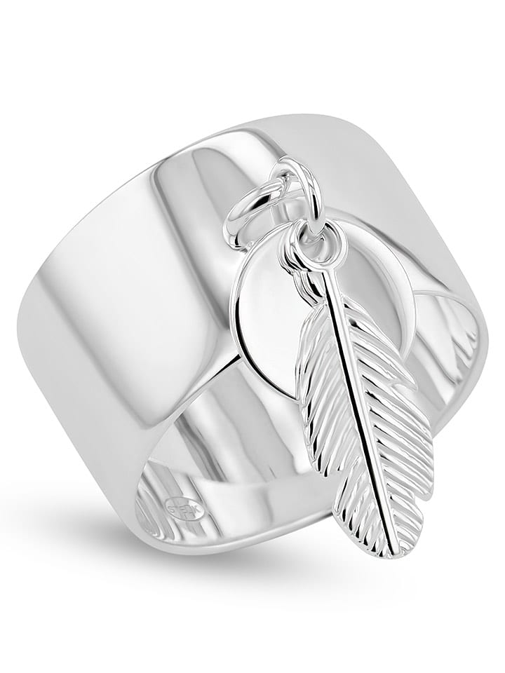 Eclat d'Argent Srebrny pierścionek rozmiar: 58