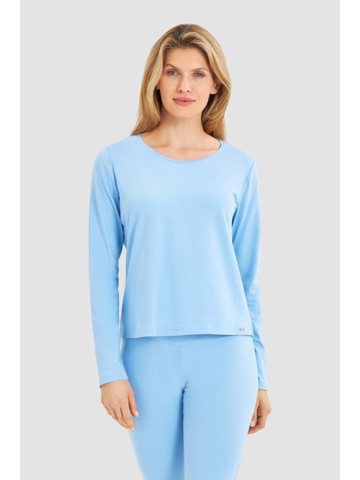 Rösch Koszulka funkcyjna w kolorze błękitnym rozmiar: M