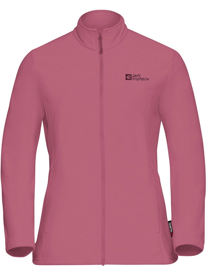 Jack Wolfskin Kurtka polarowa "Taunus" w kolorze jagodowym rozmiar: L