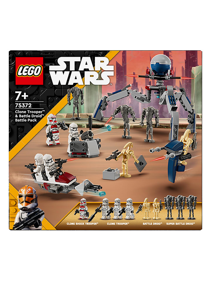 LEGO LEGO® Star Wars™ 75372: Clone Trooper™ & Battle Droid™ Battle Pack - 7+ rozmiar: onesize