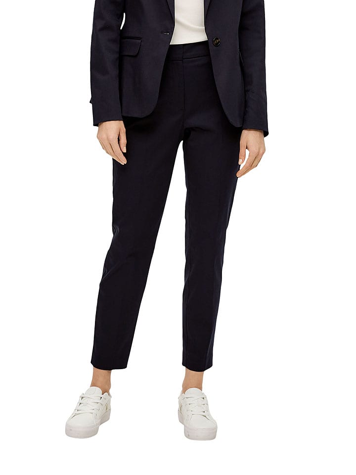 s.Oliver Spodnie chino w kolorze granatowym rozmiar: 38