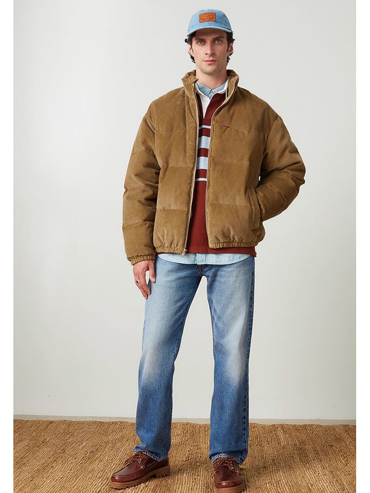 Levi's Kurtka przejściowa w kolorze karmelowym rozmiar: S