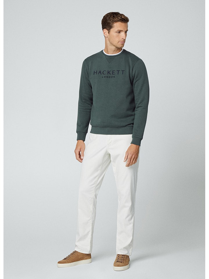 Hackett London Bluza w kolorze ciemnozielonym rozmiar: XL