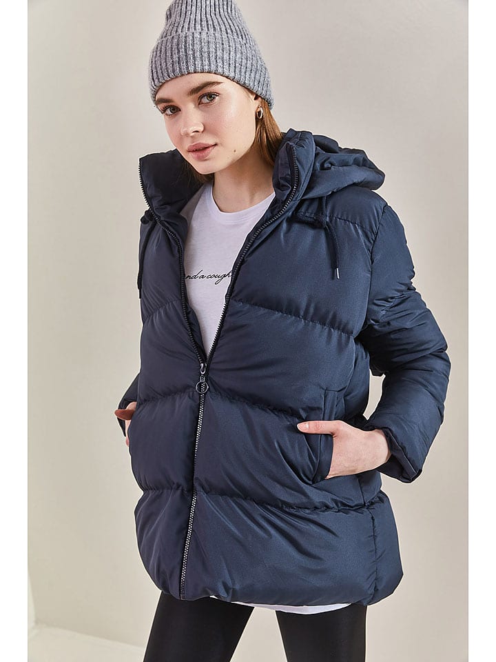 Bianco Lucci Kurtka zimowa w kolorze granatowym rozmiar: 38