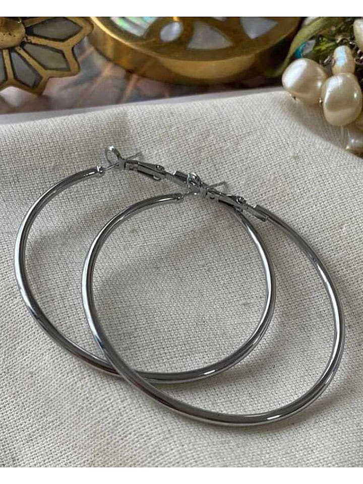 Luseera Pozłacane kolczyki-kreole rozmiar: onesize