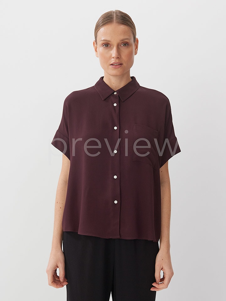 Someday Bluzka w kolorze ciemnofioletowym rozmiar: 40