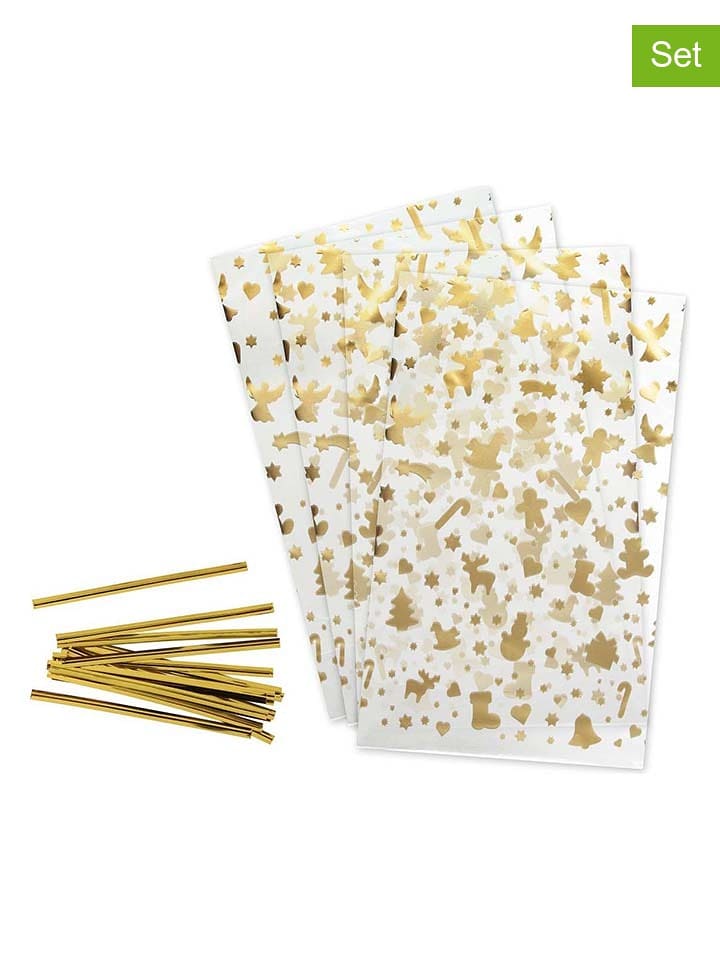 Zenker Foliowe torebki (32 szt.) w kolorze złotym na prezenty rozmiar: onesize