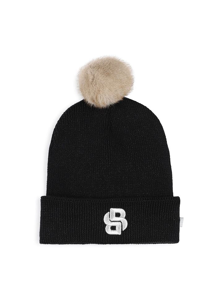 Hugo Boss Kids Czapka w kolorze czarnym rozmiar: 116-152