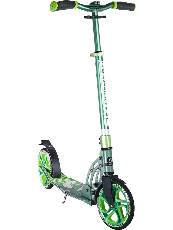 SIX DEGREES Hulajnoga "Six Degrees Aluminium Scooter 205" w kolorze zielonym - 8+ rozmiar: onesize
