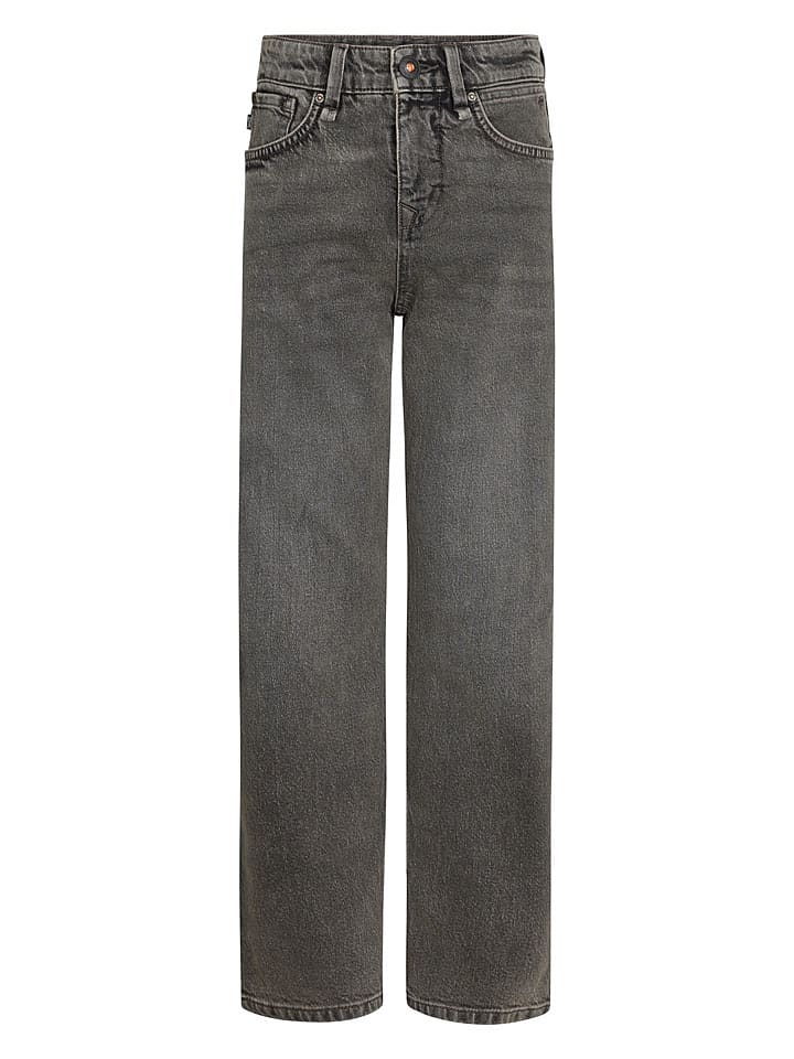 Petrol Industries Dżinsy - Regular fit - w kolorze antracytowym rozmiar: 164