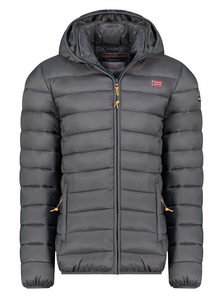 Geographical Norway Kurtka pikowana "Amigolor" w kolorze szarym rozmiar: XL