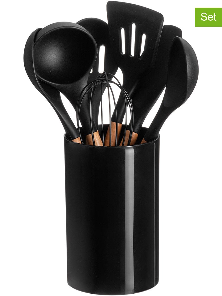 Maku 7-częściowy zestaw w kolorze czarno-jasnobrązowym rozmiar: onesize