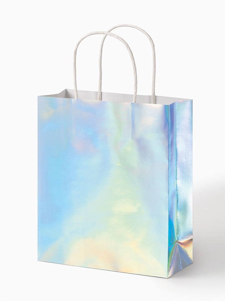 folia PAPER Papierowe torebki (7 szt.) w kolorze błękitnym rozmiar: onesize