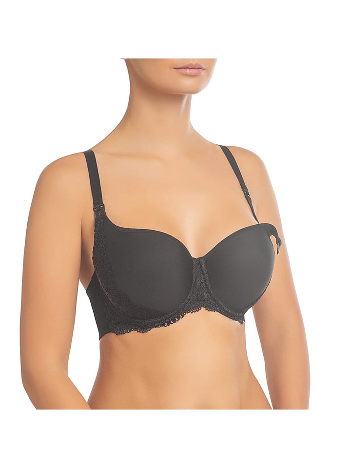 NIKOL DJUMON Biustonosz w kolorze czarnym do karmienia rozmiar: 80F