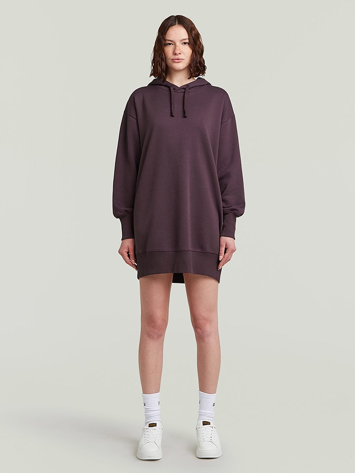 G-Star Sukienka dresowa w kolorze fioletowym rozmiar: S