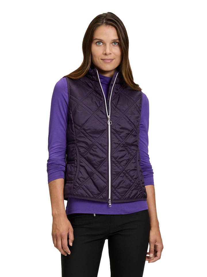 Betty Barclay Kamizelka pikowana w kolorze fioletowym rozmiar: 48