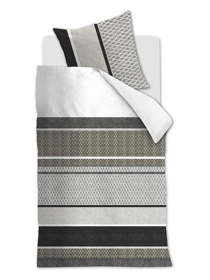 Beddinghouse Komplet pościeli renforcé "Benthe" w kolorze szarym rozmiar: 135x200 cm