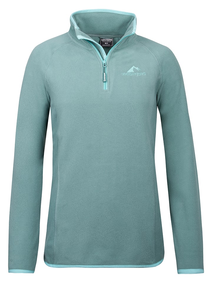 Westfjord Bluza polarowa "Hekla" w kolorze turkusowym rozmiar: L