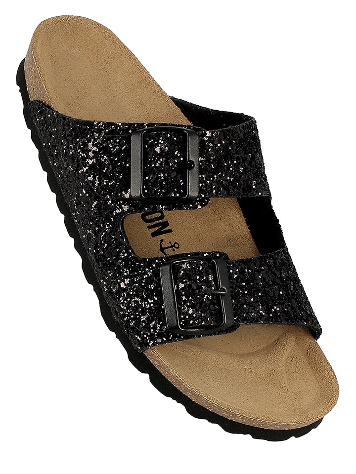 BAYTON Klapki "Atlas" w kolorze czarnym rozmiar: 41