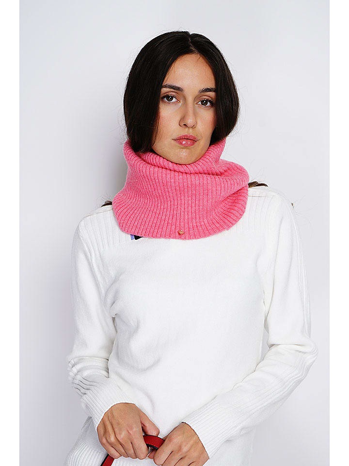 ASSUILI Szal-koło w kolorze różowym - dł. 40 cm rozmiar: onesize