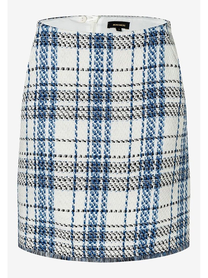 More & More Spódnica w kolorze niebiesko-białym rozmiar: 46