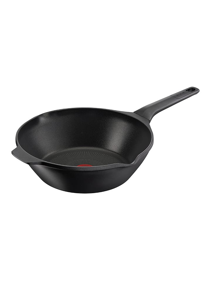 Tefal Patelnia wok "Robusto" w kolorze czarnym - Ø 28 cm rozmiar: onesize