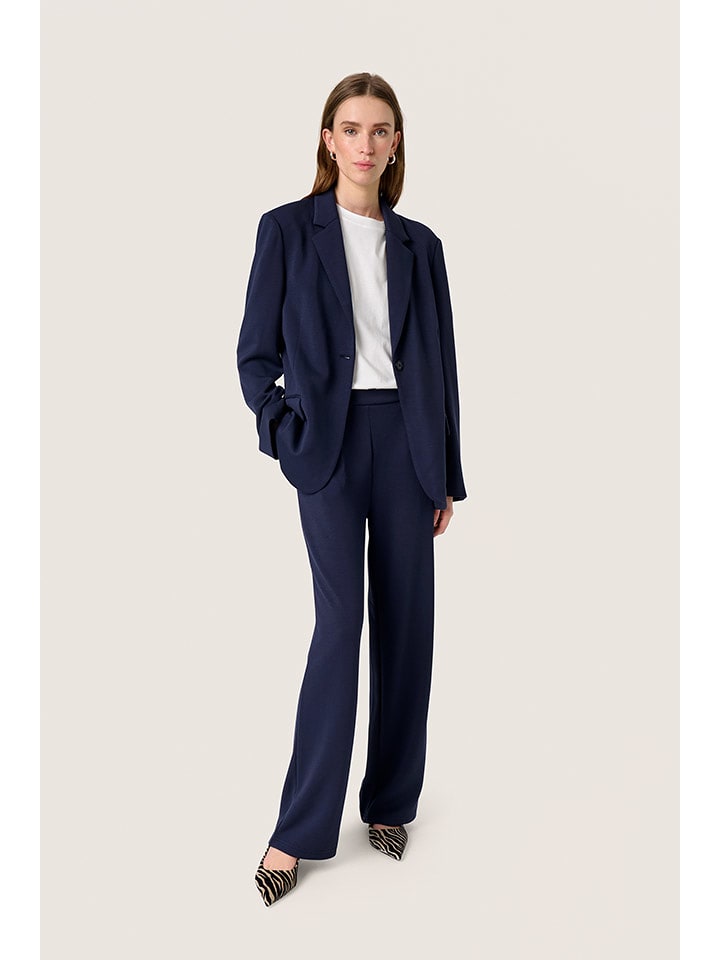 Soaked in Luxury Spodnie w kolorze granatowym rozmiar: L