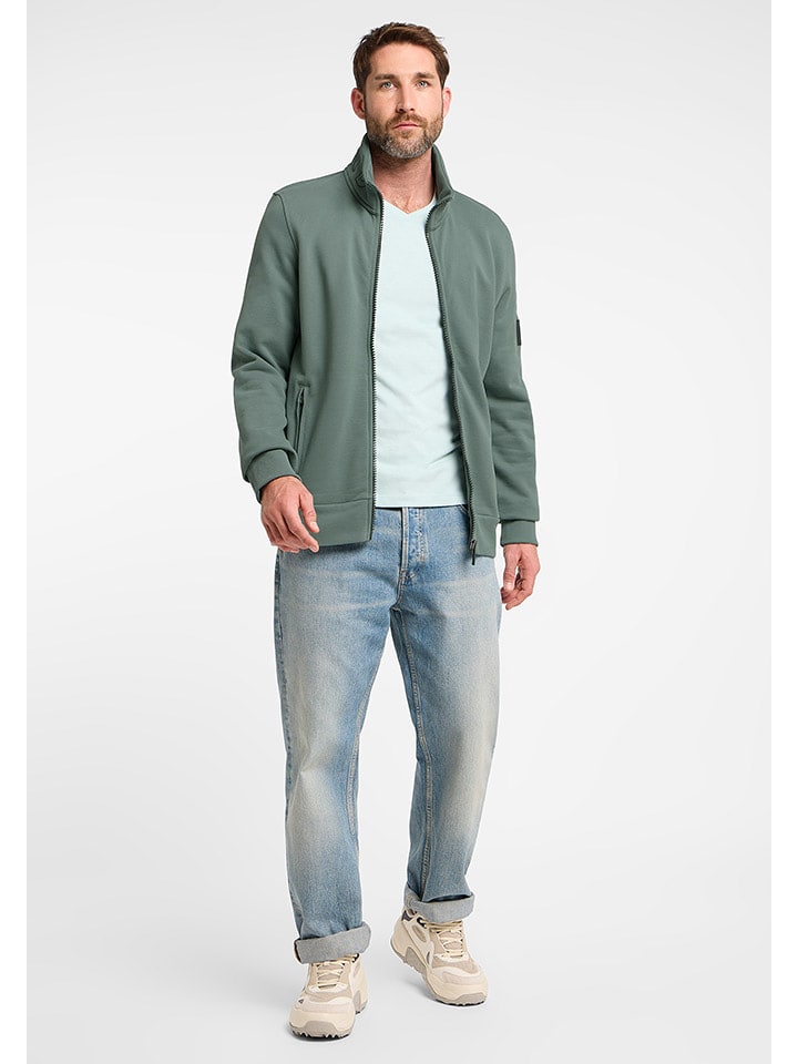 ELBSAND Bluza "Borge" w kolorze szarozielonym rozmiar: M