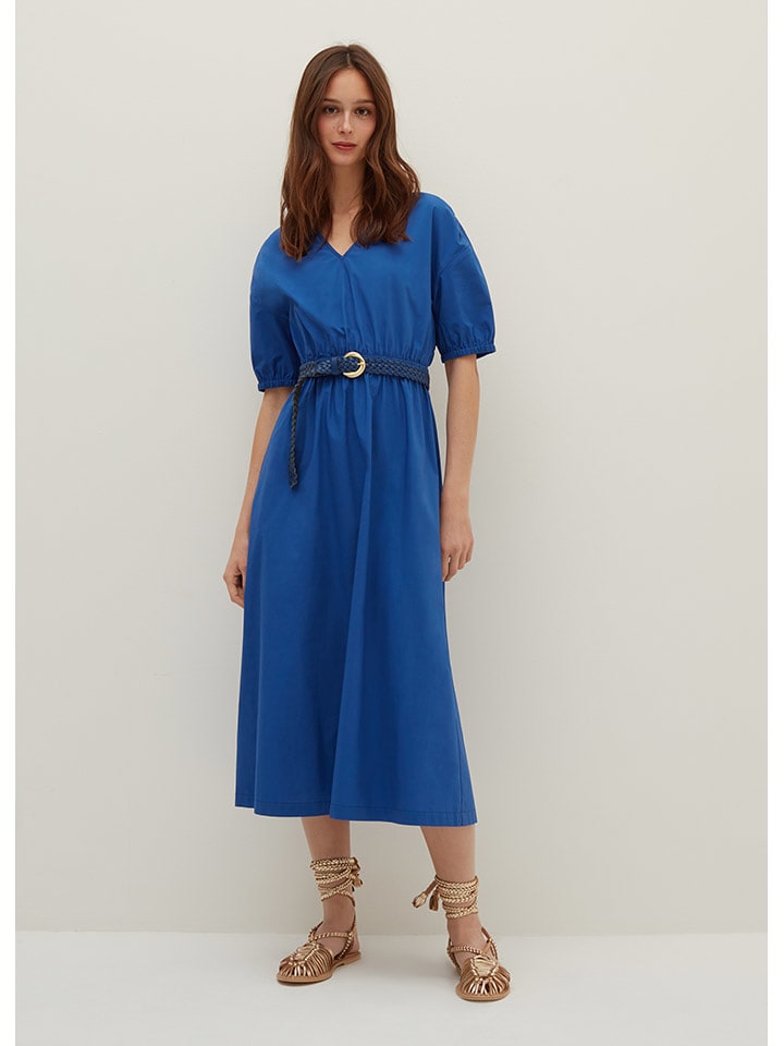 STEFANEL Sukienka w kolorze niebieskim rozmiar: 48