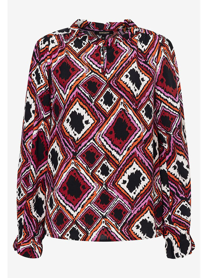 More & More Bluzka w kolorze czerwono-różowo-czarnym rozmiar: 38
