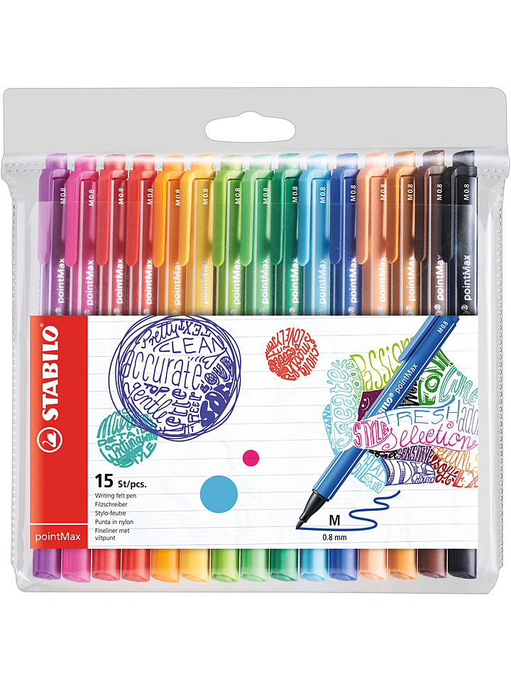 STABILO Mazaki (15 szt.) "STABILO PointMax" rozmiar: onesize