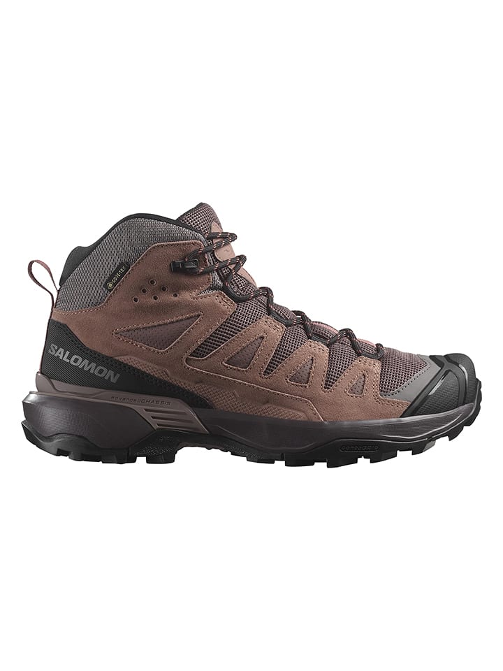 SALOMON Botki trekkingowe "X Ultra 360 LTR MID GTX" w kolorze jasnobrązowym rozmiar: 37 1/3